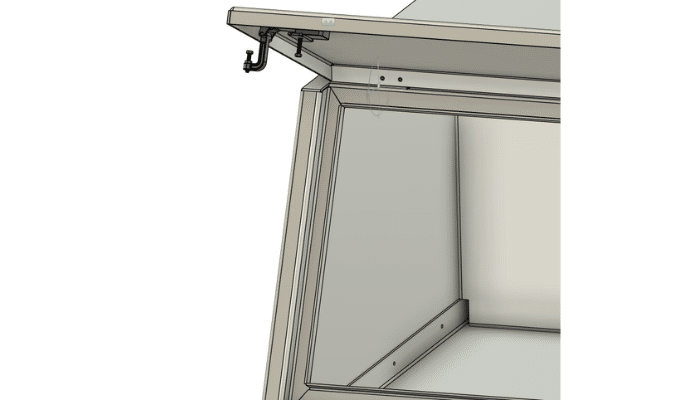 Utility Tool Box Utility Tool Box fitted to Toyota Hilux tray with bottom drawer