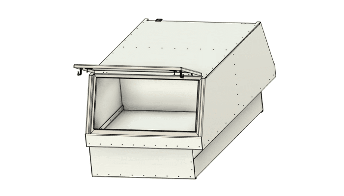 Utility Tool Box Utility Tool Box fitted to Toyota Hilux tray with bottom drawer